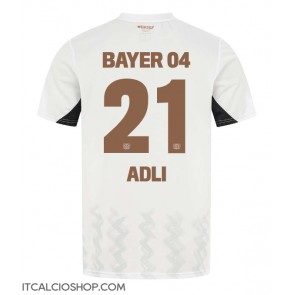 Bayer Leverkusen Amine Adli #21 Seconda Maglia 2024-25 Manica Corta